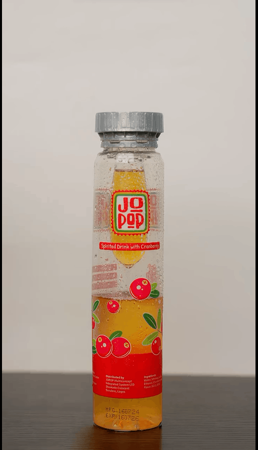 JoPoP Cranberry bottle